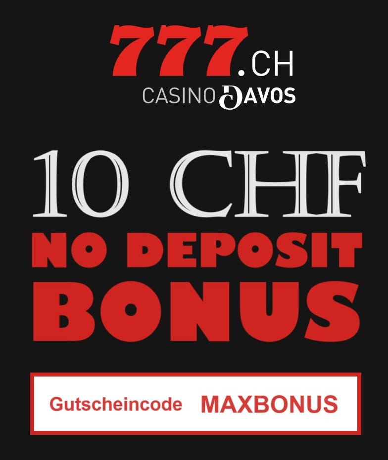 777 No Deposit Bonus mit Gutscheincode MAXBONUS