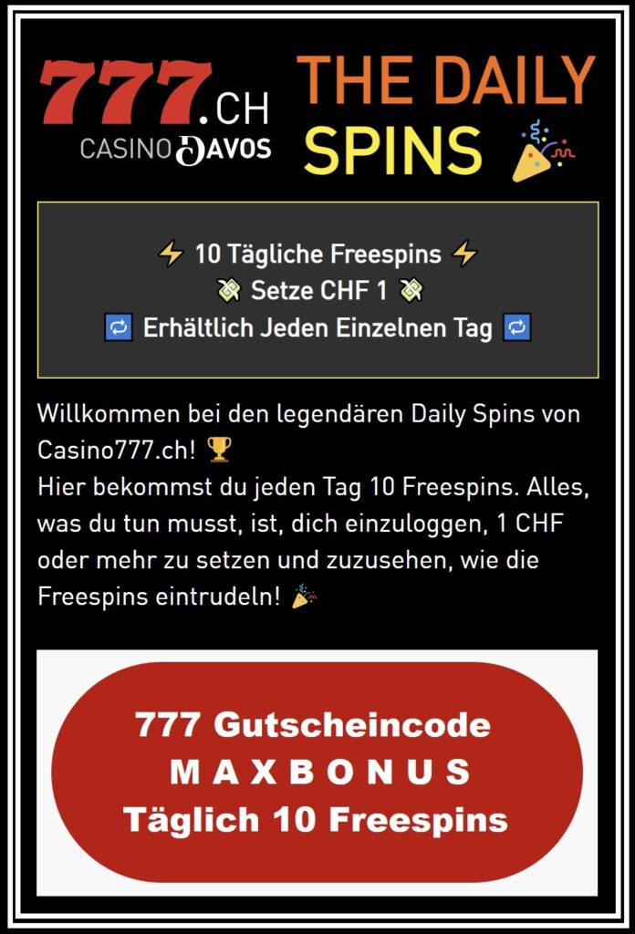 777 Daily Freespins